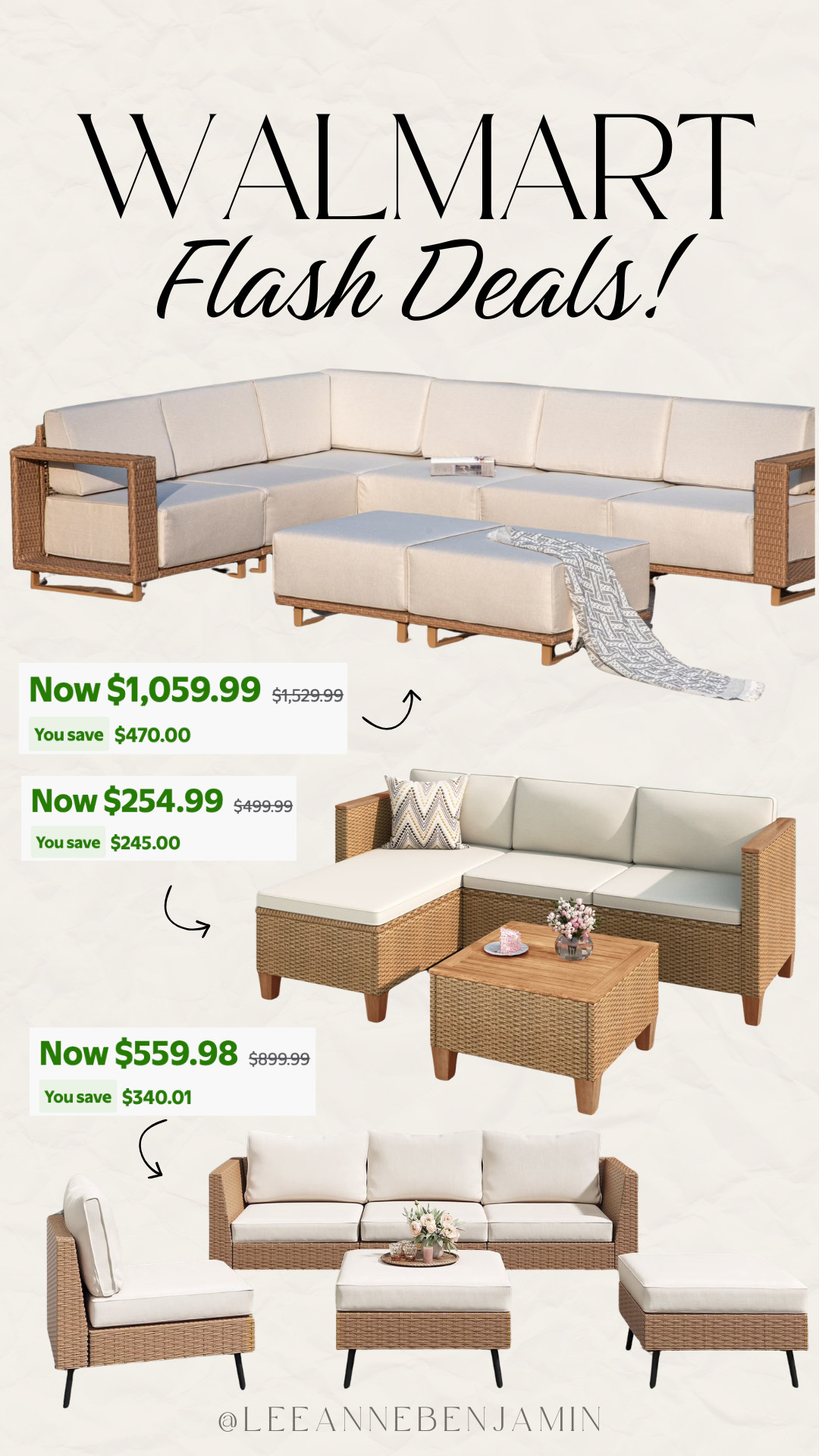 Flash deals on these best selling patio sets! 

 #LTKmomlife #LTKOver40 #LTKHome