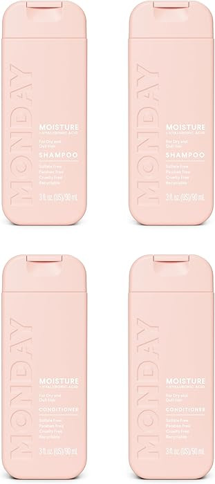 MONDAY Haircare MOISTURE Shampoo + Conditioner with Hyaluronic Acid & Shea Butter for Dry & Dull ... | Amazon (US)