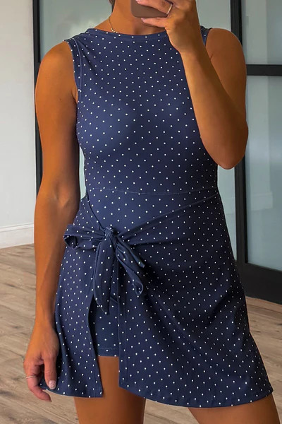 Polka Dot Active Wrap Romper | Shop Talulah