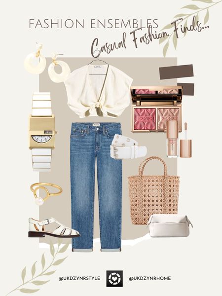 Casual Outfit | Spring Outfit | Summer outfit 

Boyfriend jeans
Sandals
Makeup
Beauty
Tote bag

#LTKSeasonal #LTKstyletip #LTKFind