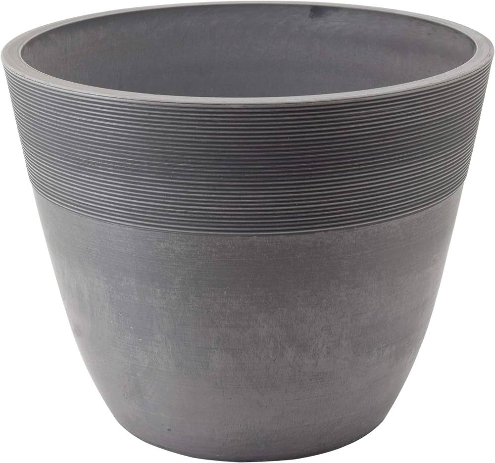 Arcadia Garden Products FM40CT Etched Pot 16x13-Cement, 16"x13" | Amazon (US)