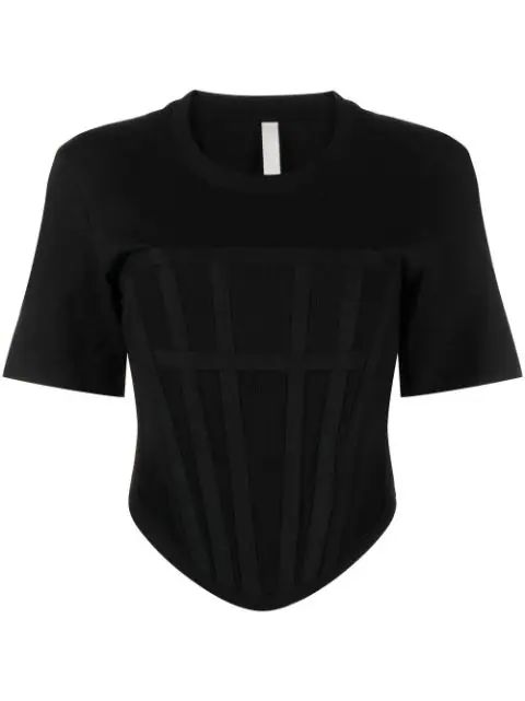 New SeasonDion Leecorset bodice T-shirt | Farfetch Global