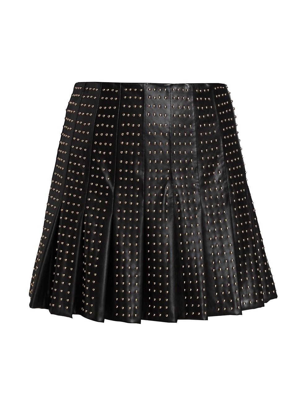 Alice + Olivia Carter Vegan Leather Miniskirt | Saks Fifth Avenue