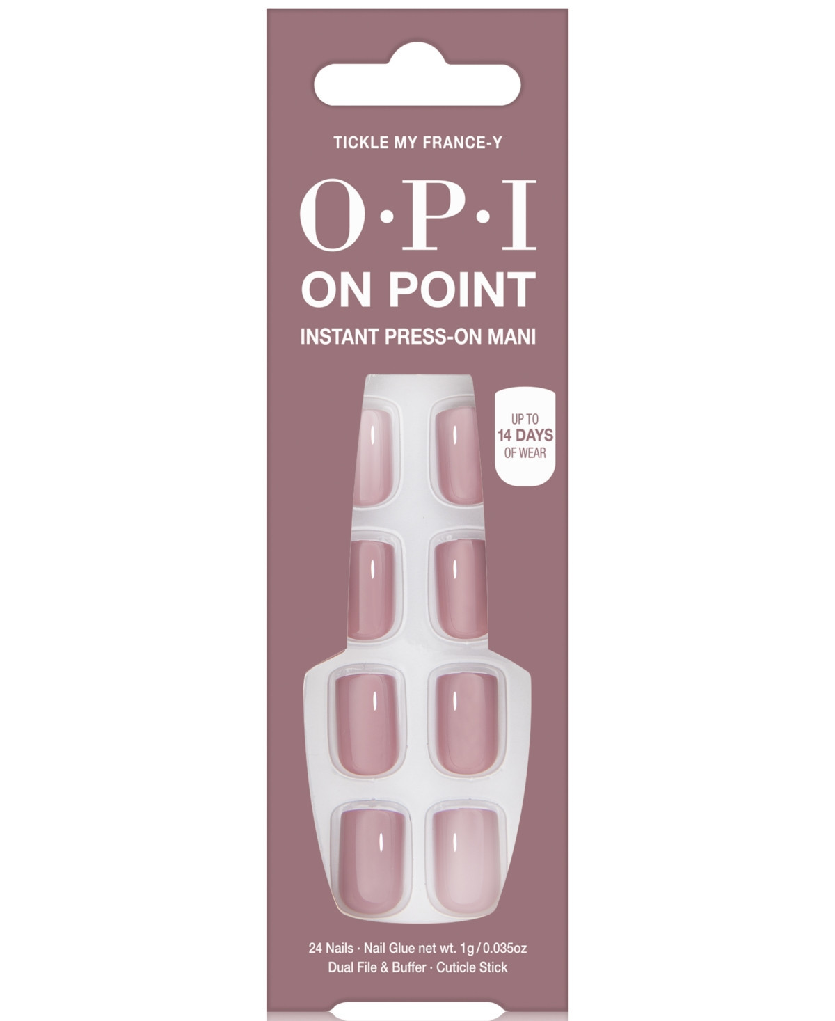 Opi On Point Instant Press-On Mani - Tickle My France-y | Macy's