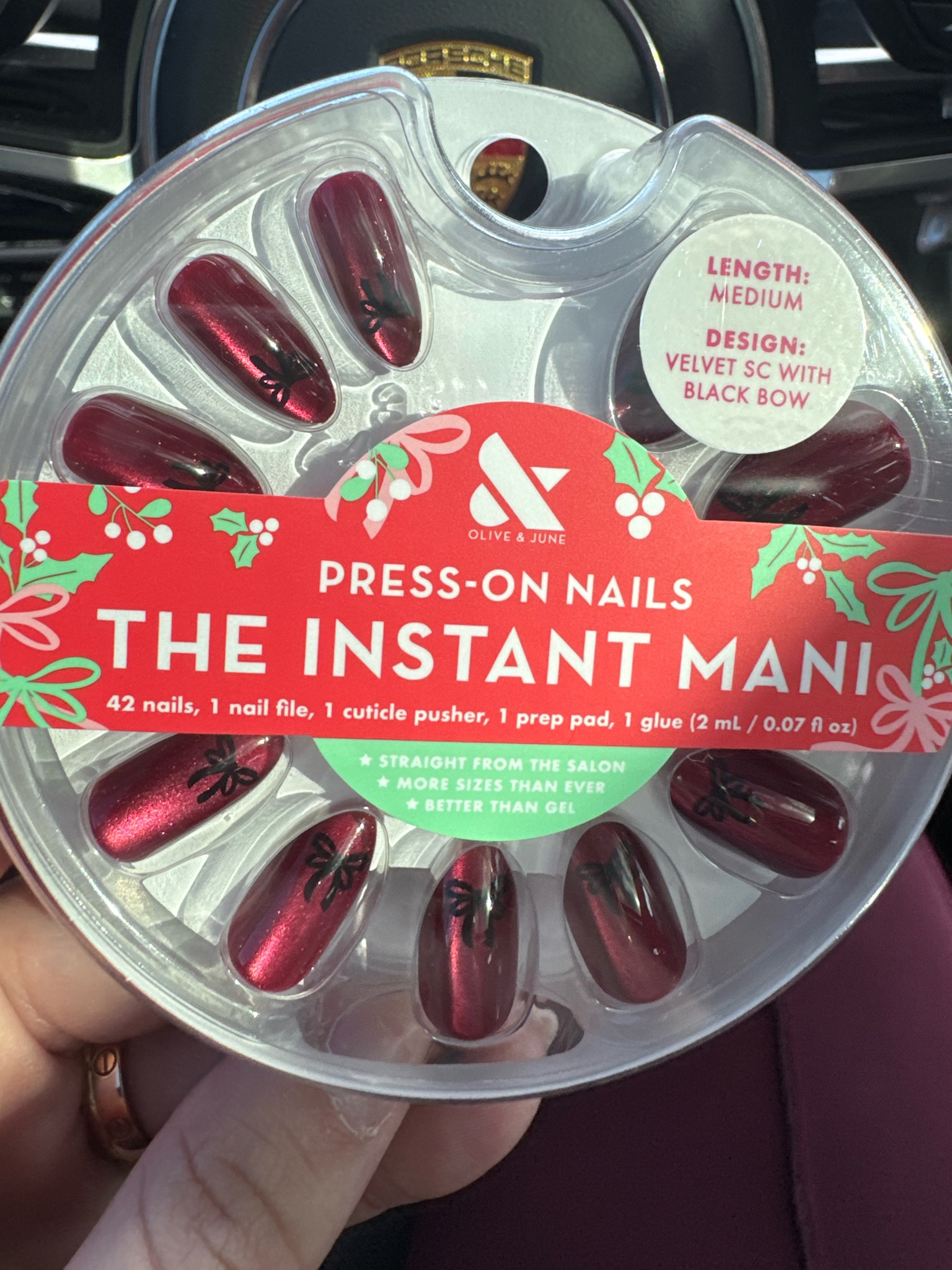 Holiday glue on nails to go with all your holiday outfits, but this set in particular is giving major Christmas Eve Candlelight Service vibes 🕯️🎁⭐️

Add these to every girls stocking this year, and you’ll make them very happy!

#LTKGiftGuide #LTKBeauty #LTKHoliday