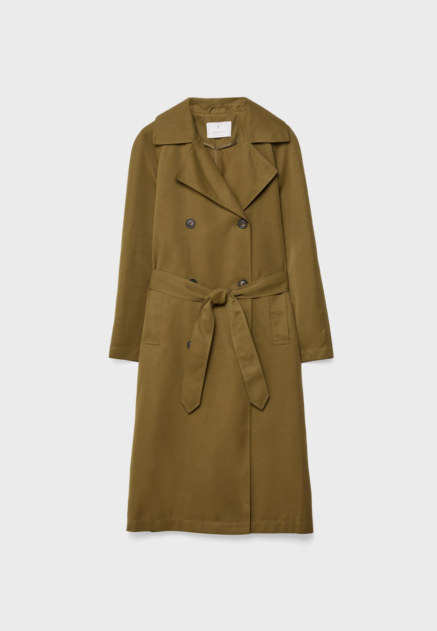 Long loose-fitting oversize trench coat - Women's Stradimarket | Stradivarius United Kingdom | Stradivarius (UK)