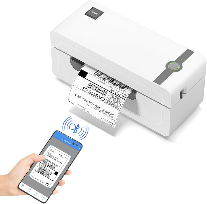 JADENS Bluetooth Thermal Label Printer, 4x6 Wireless Label Printer for Shipping Packages, Support... | Amazon (US)