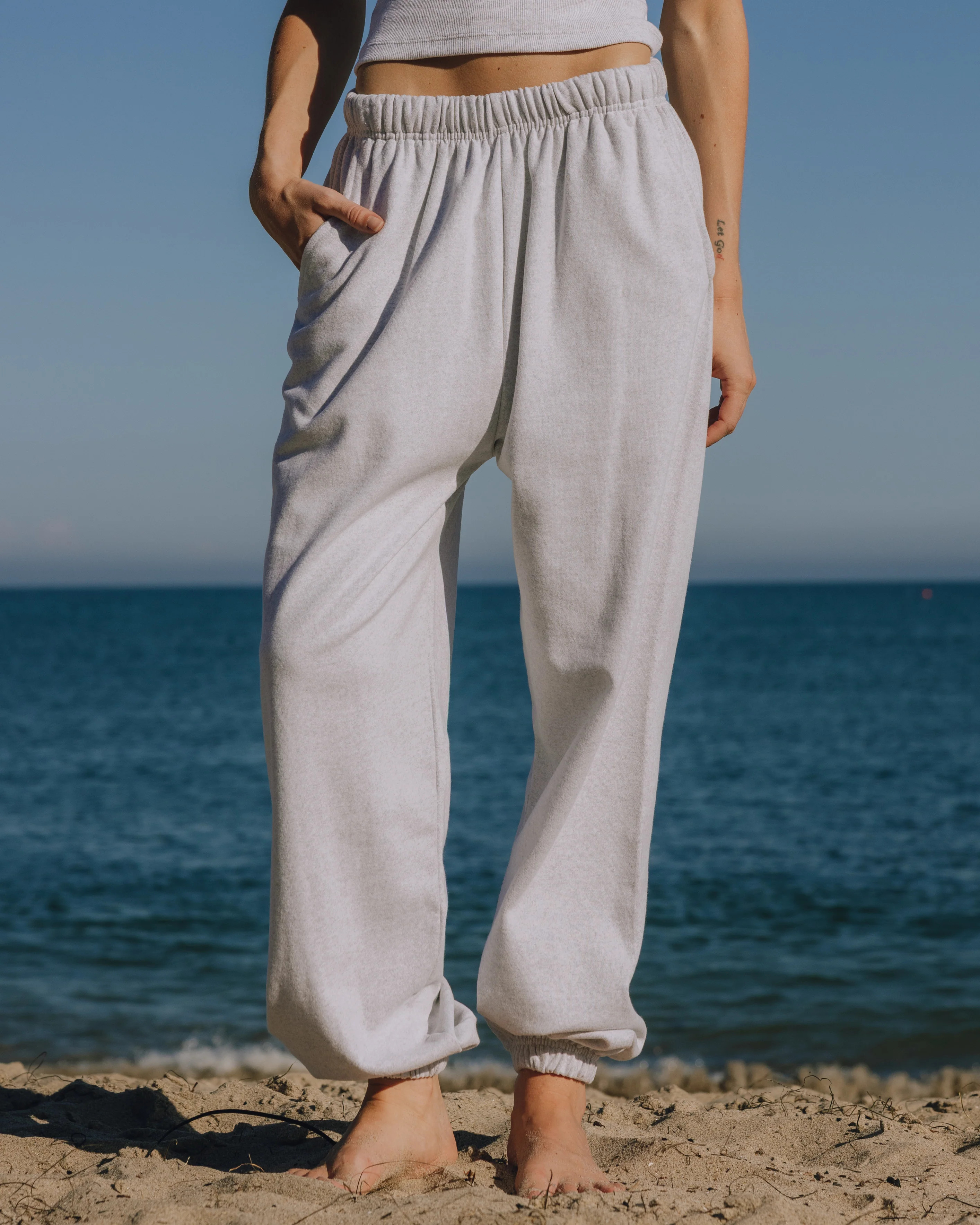 Unisex Fleece Joggers - Heather Grey | Daily Drills LLC