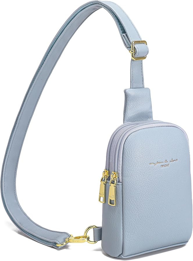 INICAT Travel Small Crossbody Sling Bags Women Cross Body Purses Passport Holder Vegan Leather Fa... | Amazon (US)