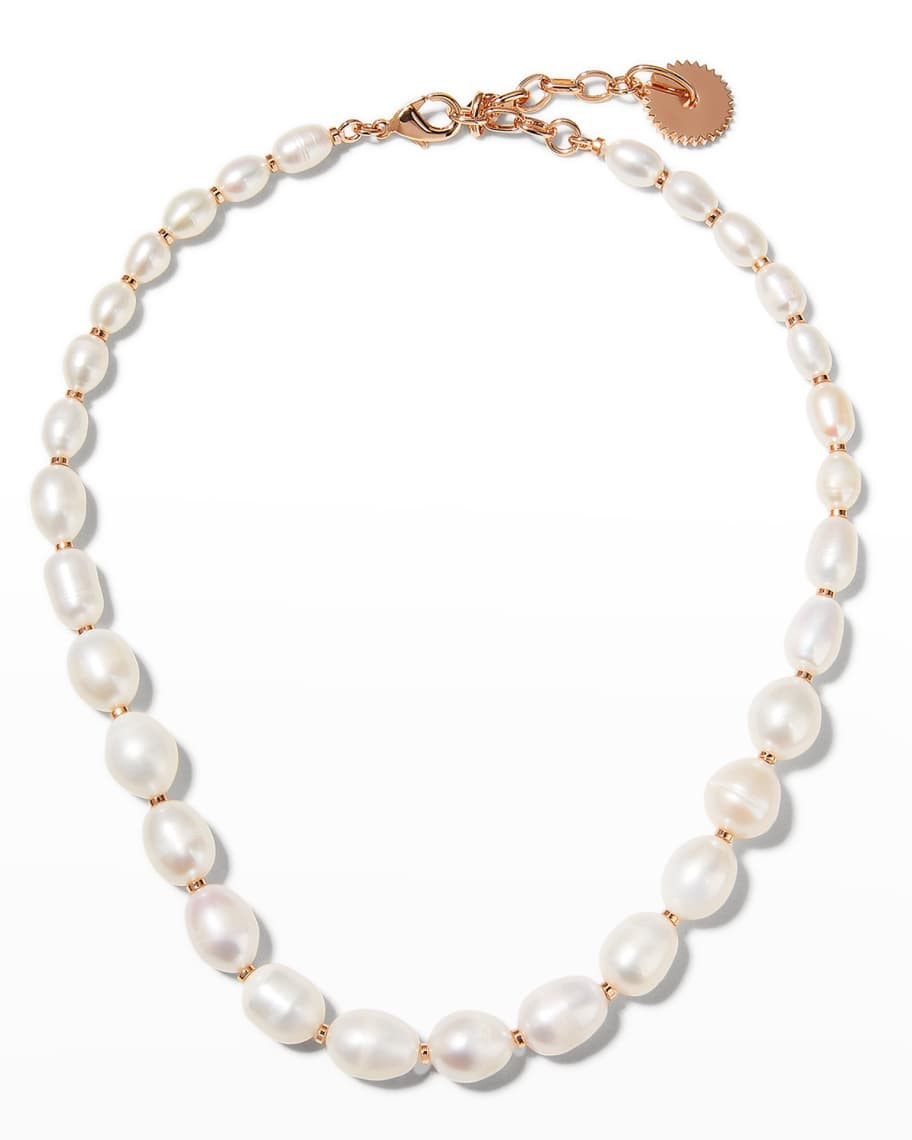 Mignonne Gavigan Maj Necklace in Pink and White | Neiman Marcus