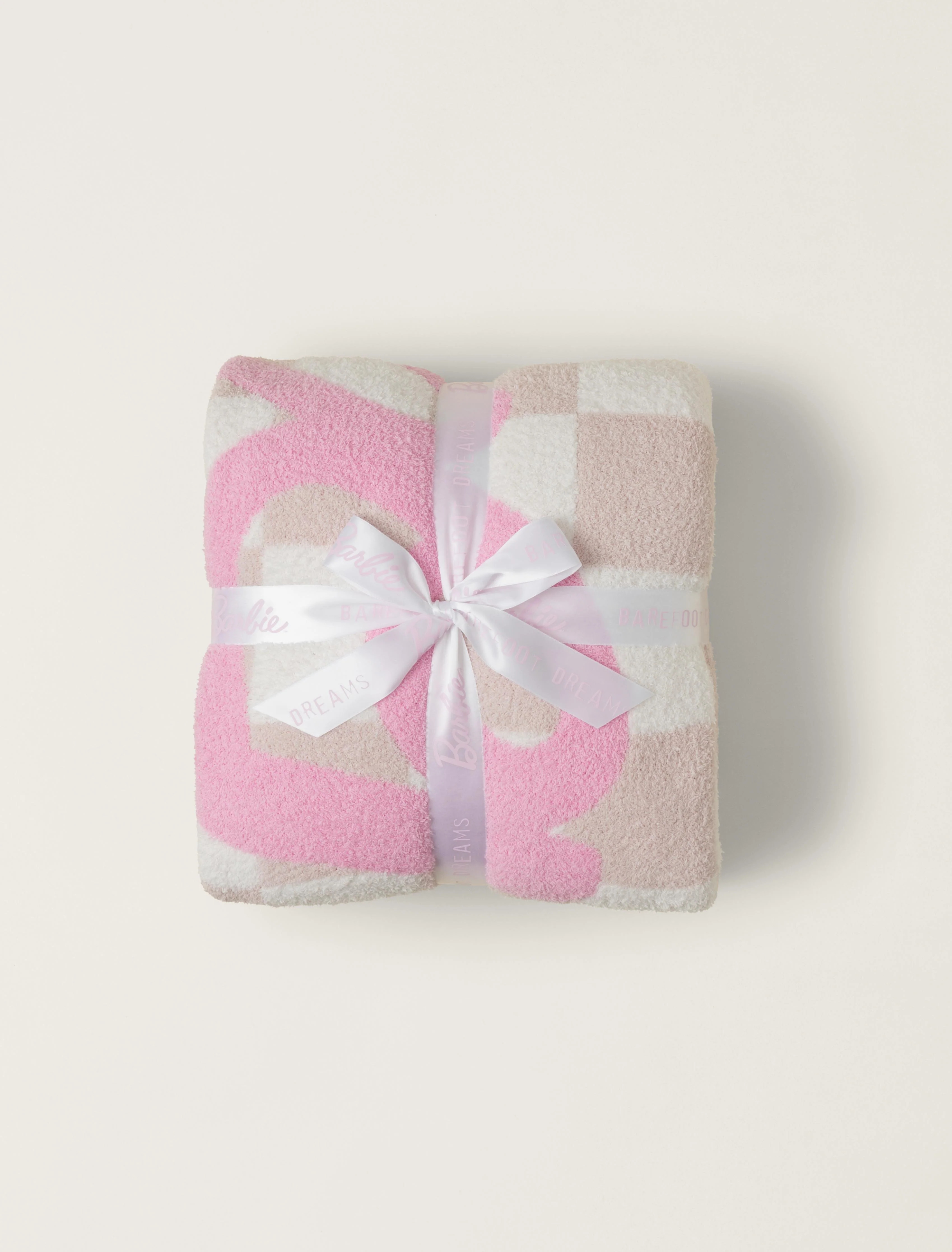 CozyChic® Barbie™ Checkered Throw | Barefoot Dreams