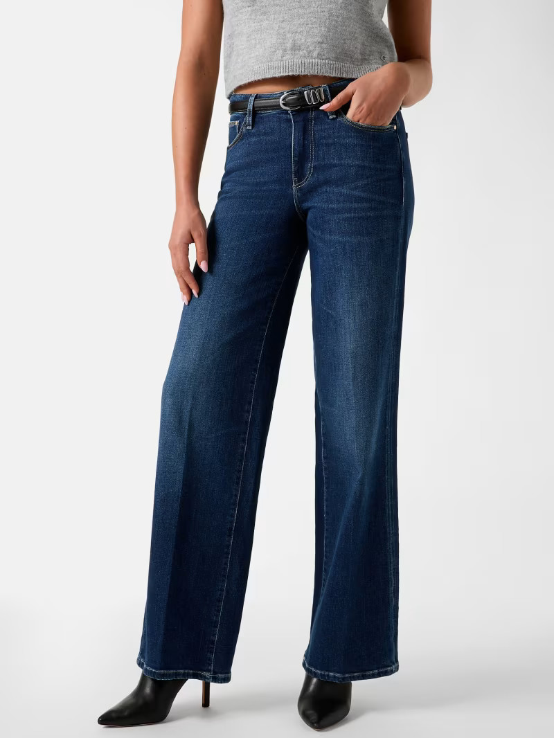 Mid-Rise Sexy Palazzo Wide-Leg Jeans | GUESS® Official Website | Guess (US)