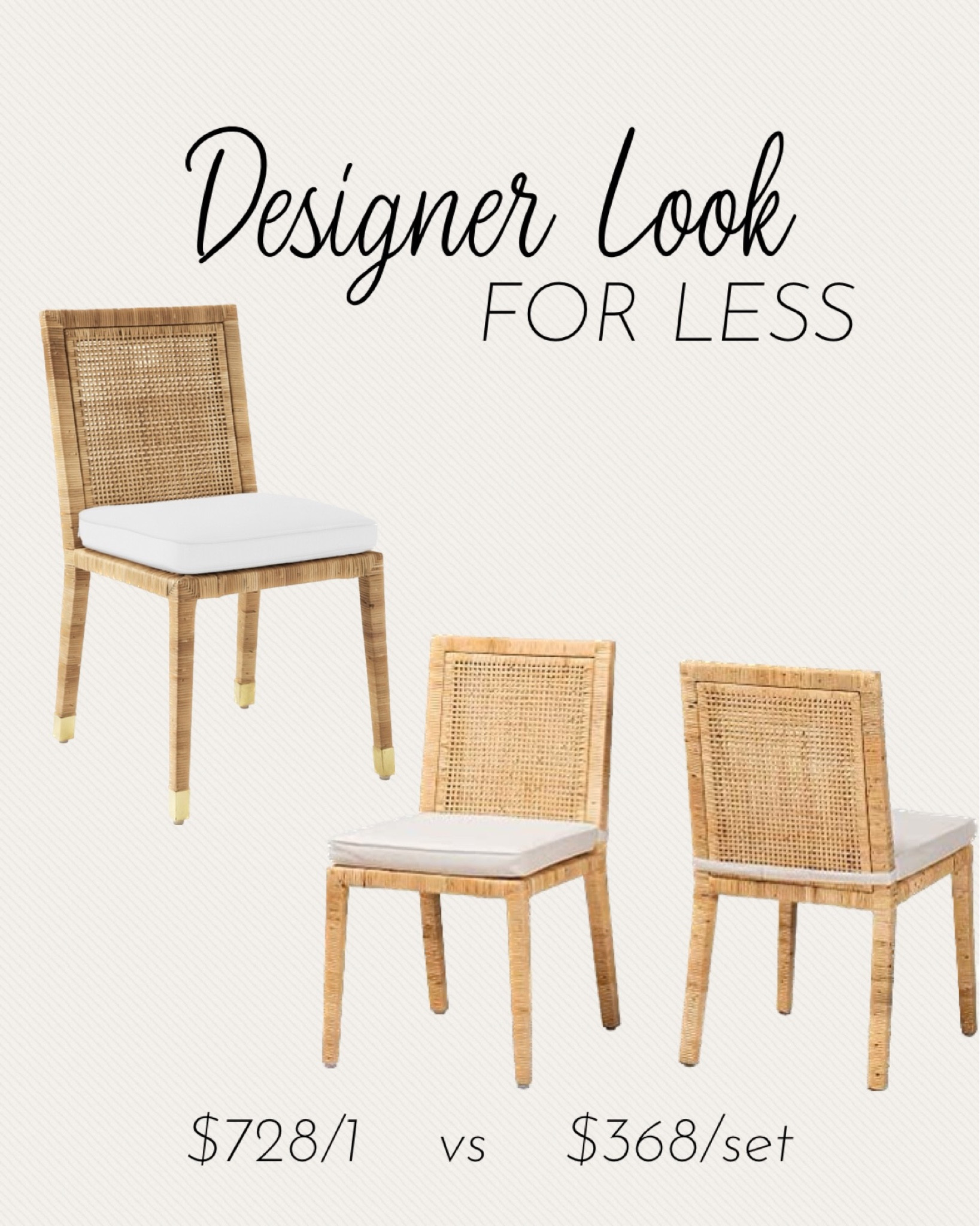 Rattan side chair, Rattan Look for Less side chair, designer look for less chair, S&L look for less, Serena & Lily rattan chair, rattan dining chair, rattan armchair, affordable decor, refresh dining room, dining room inspo, chairs, dining chairs, Home Depot chairs, deal on dining chairs, sale on dining chairs

#LTKFind #LTKhome #LTKsalealert