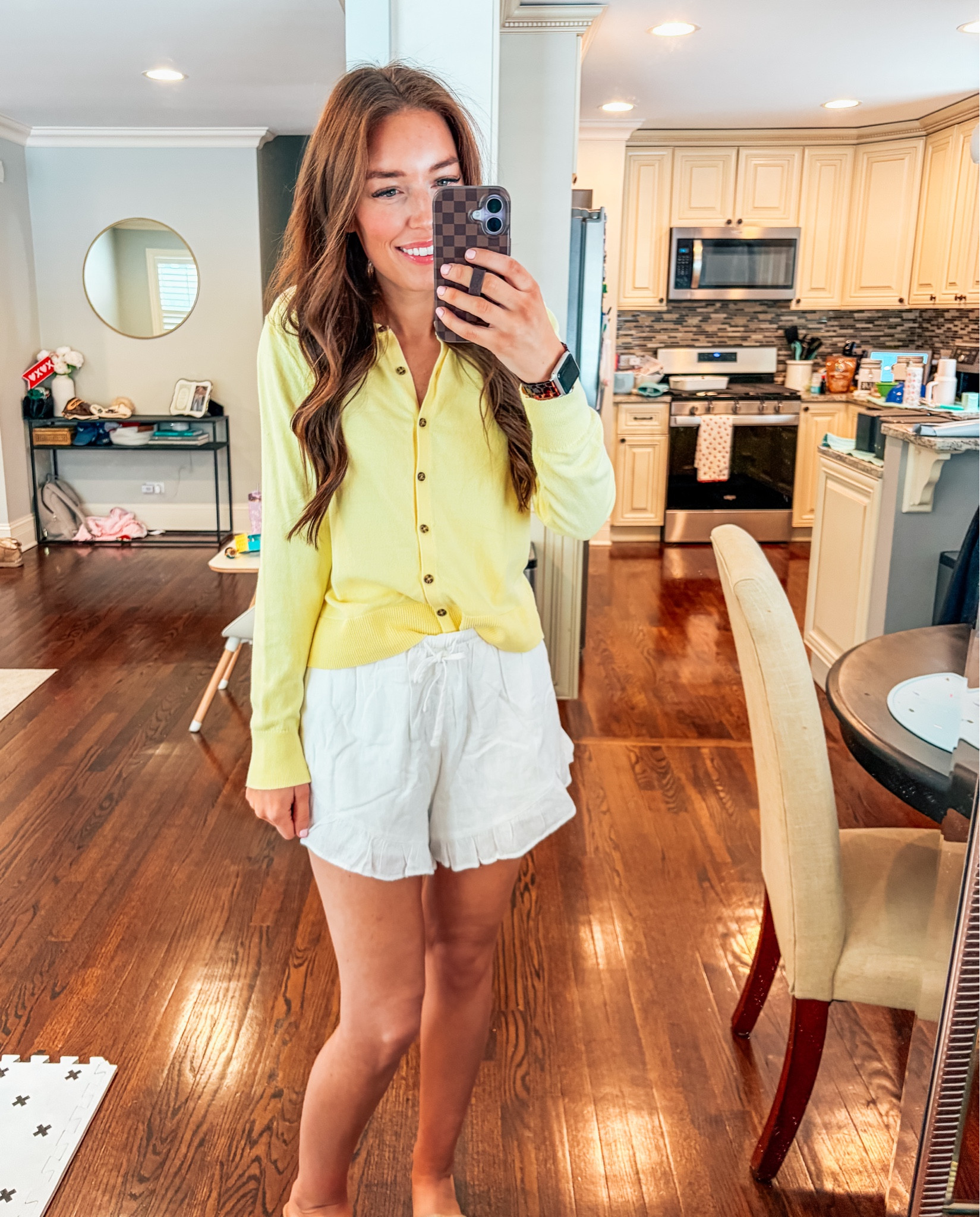 Wearing size small in shorts. Fit tts

Spring outfit / cardigan / resort wear / vacation / spring break

#LTKgrwm #LTKootd #LTKmomlife