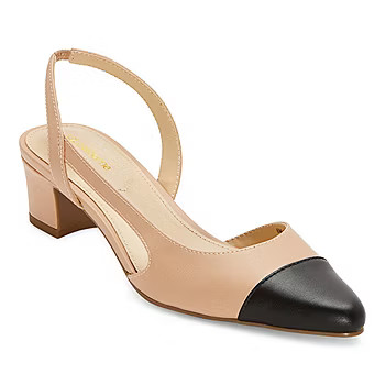 Liz Claiborne Womens Lee Block Heel Pumps | JCPenney
