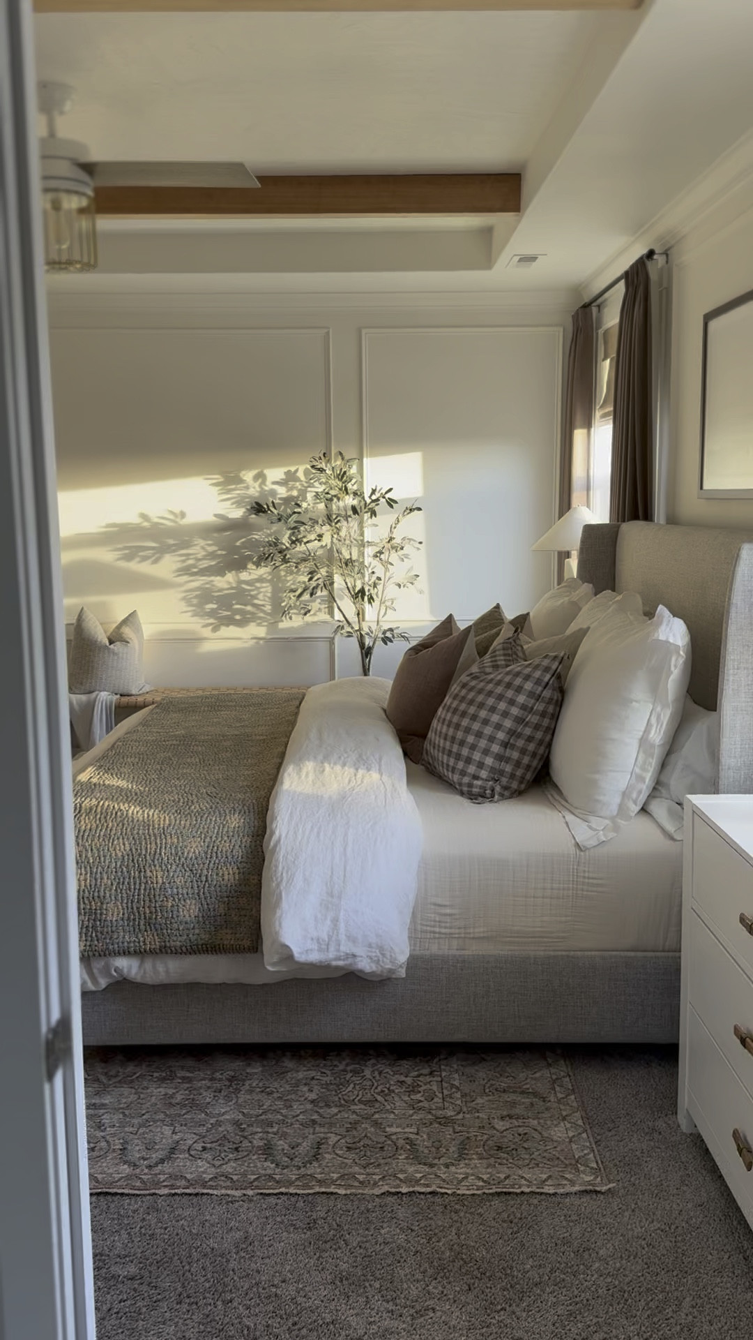 A few updates to our primary suite and I’m in love. Picture frame molding, paint, beams and a few new decor pieces. These new quilts and lamps are to die for! 

#LTKstyletip #LTKVideo #LTKhome