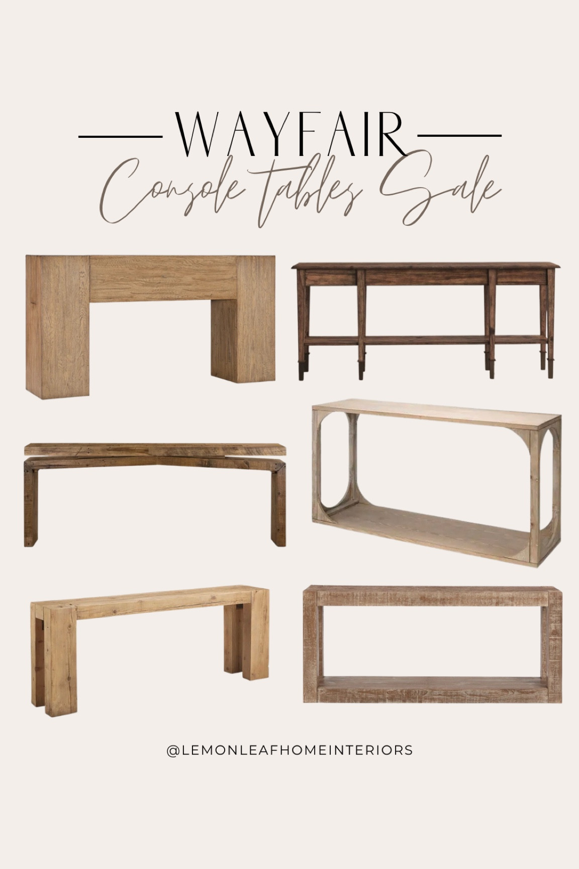 Wayfair Presidents’ Day sale up ton70% off furniture 
Console tables
Solid wood console tables 
Sale alerts 
Entryway furniture 
Living room furniture 


#LTKsalealert #LTKstyletip #LTKhome