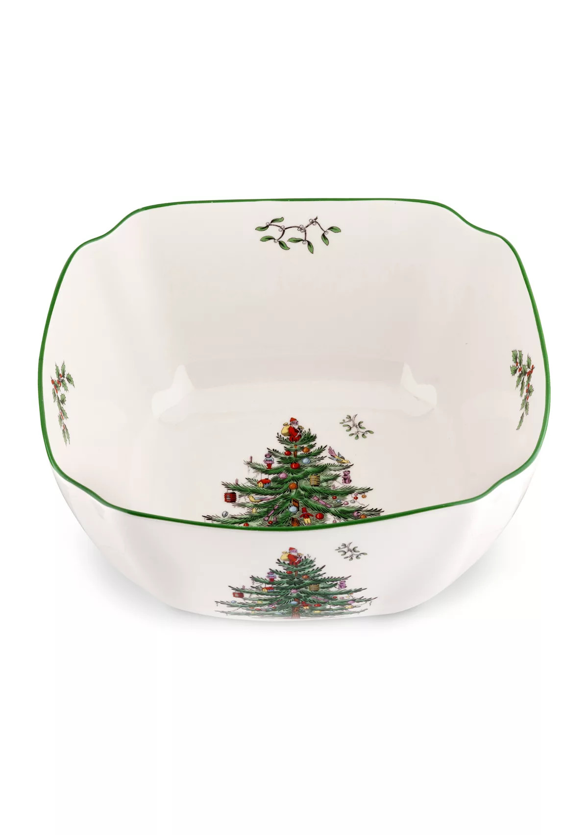 Christmas Tree Large Square Bowl | Belk