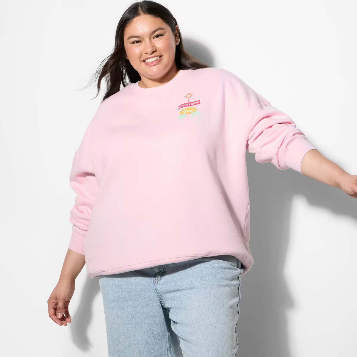 Women's Oversized Graphic Pullover Sweatshirt - Wild Fable™ | Target