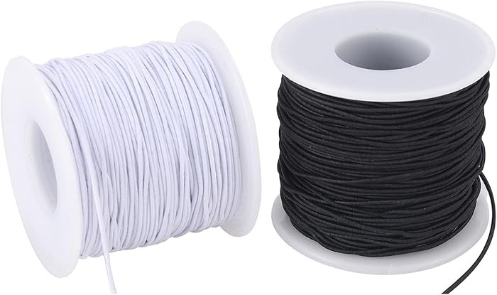 Stretchy String for Bracelets, 2 Rolls 0.8mm,1 mm,1.2mm,1.5mm,330 Feet Sturdy Elastic String Cord... | Amazon (US)