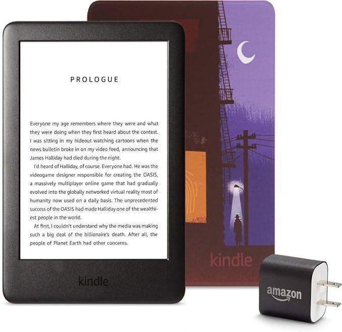 Kindle Essentials Bundle including Kindle, now with a built-in front light, Amazon Printed Cover,... | Amazon (US)