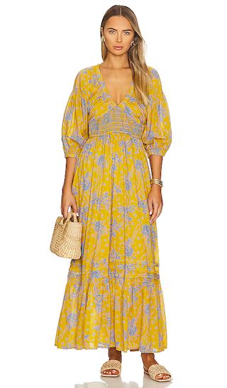 Free People Golden Hour Maxi Dress in Yellow. - size XS (also in L, M, S, XL) | Revolve Clothing (Global)