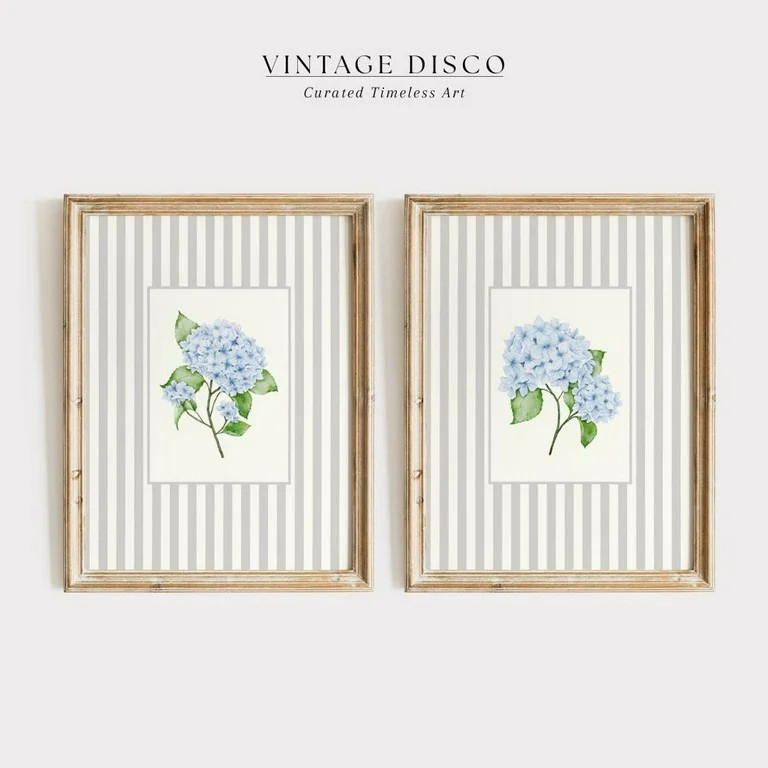Luvia Neutral Nancy Meyers Inspired Hydrangea Set Coastal Grandmother, French Country Cottagecore... | Walmart (US)