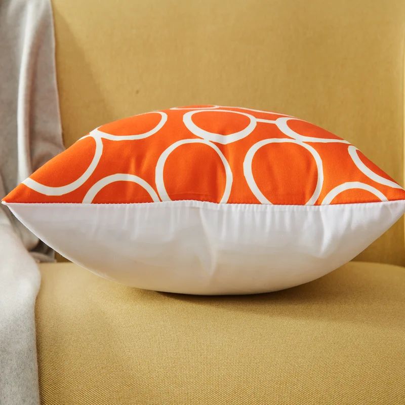 Geometric Indoor/Outdoor Pillow Cover (Set of 6) | Wayfair North America