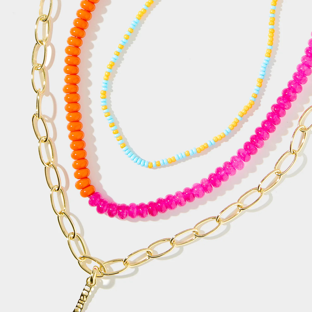 Natasha's Mama Charm Necklace Stack | Allie + Bess