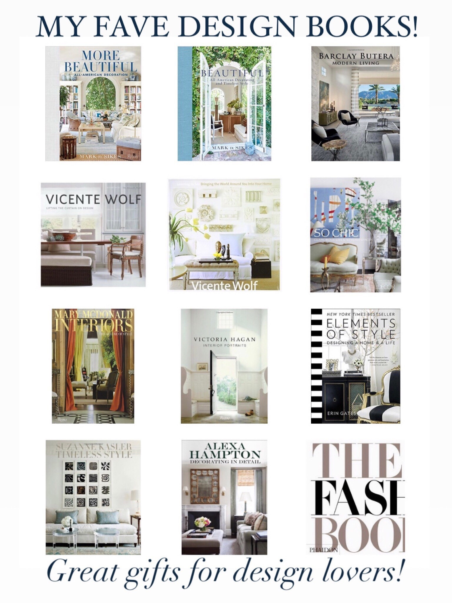 Some of my favorite design books! I love to stack them to showcase accessories! Always a great gift!!

#LTKSeasonal #LTKHome