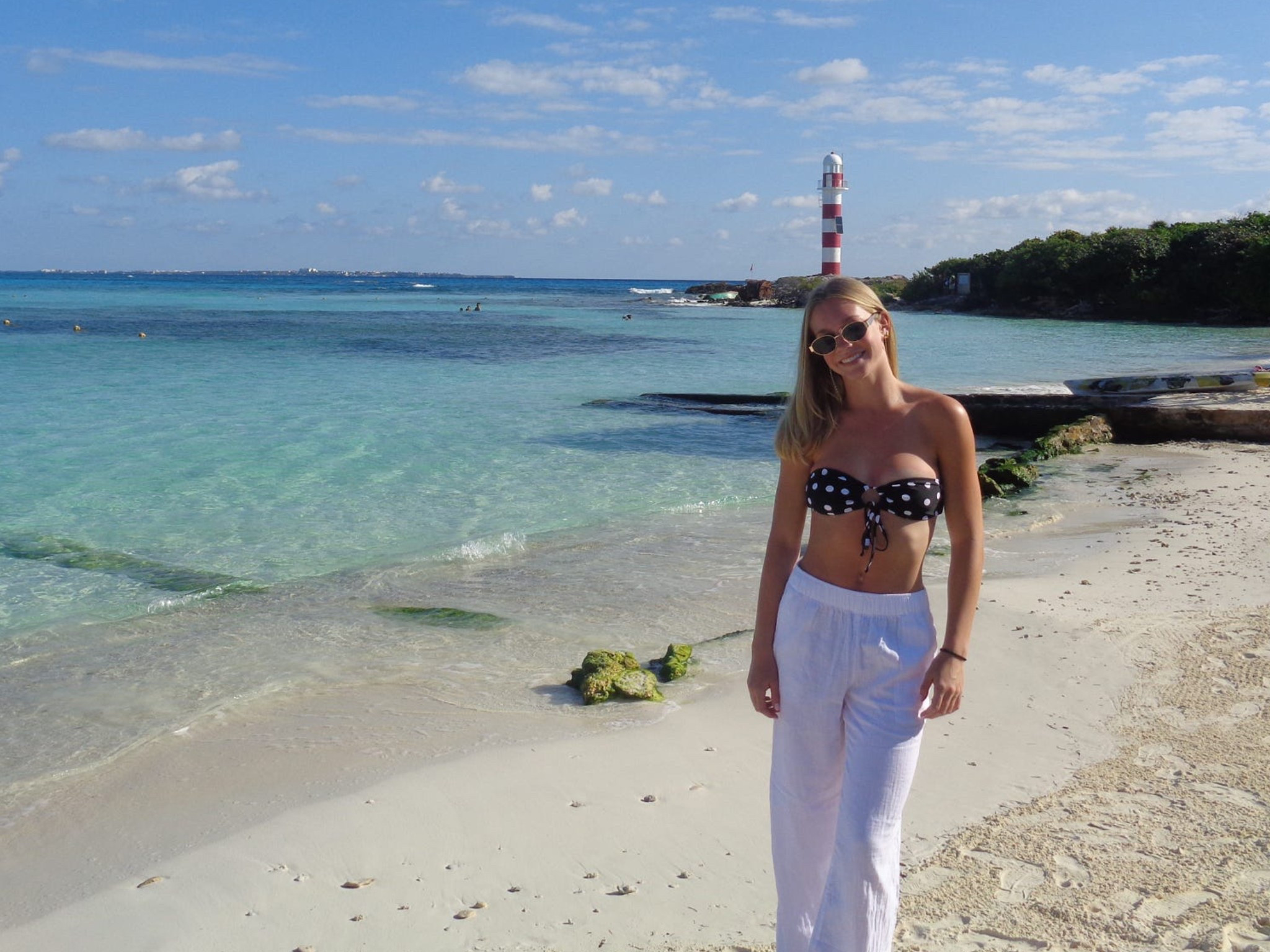 Most chic strapless bikini from revolve! 🖤🤍 

#LTKSeasonal #LTKSwim #LTKBeauty