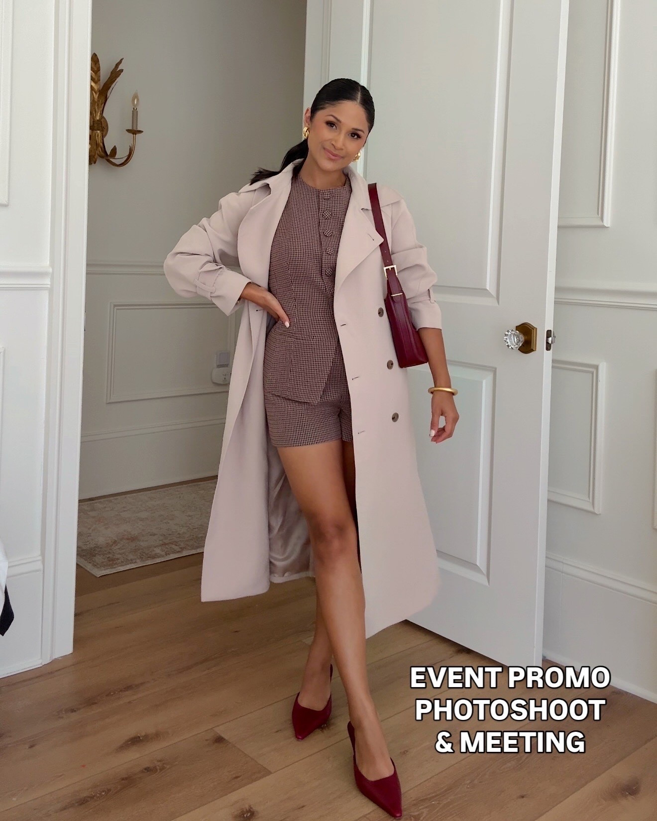 Obsessed with this matching plaid set! Take 15% OFF with code: HAUTE15
Also, this trench coat in the crepette fabric is amazing because it doesn’t wrinkle! 
Wearing sz XS in coat!


#LTKShoeCrush #LTKPetite #LTKStyleTip