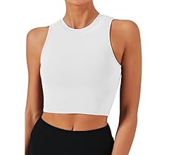 Natural Feelings Sports Bras for Women Removable Padded Yoga Tank Tops Sleeveless Fitness Workout... | Amazon (US)