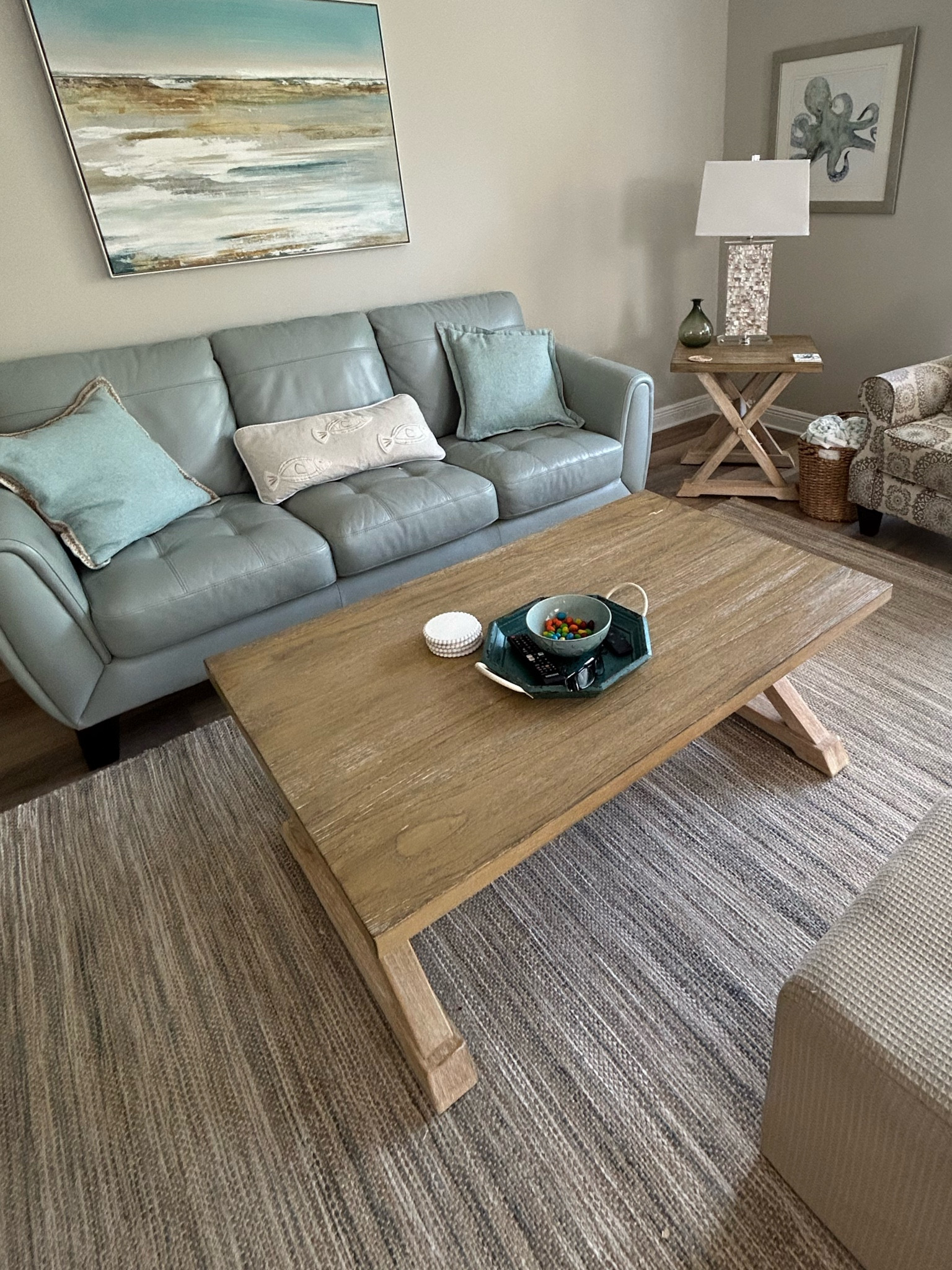 This adorable beach house has gorgeous hues of calming blues, sandy beiges and creams. Shop the look! Some items are close but not exact item in photo

#LTKHome #LTKSaleAlert #LTKSummerSales