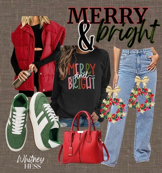 How STINKIN’ cute!! 

Those earrings are ADORABLE 

#LTKGiftGuide #LTKHoliday #LTKOver40