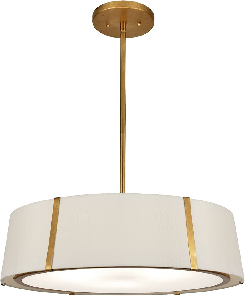 Crystorama Fulton 6 Light Gold Chandelier - Ceiling Light Fixture - Chandeliers for Hallway, Livi... | Amazon (US)