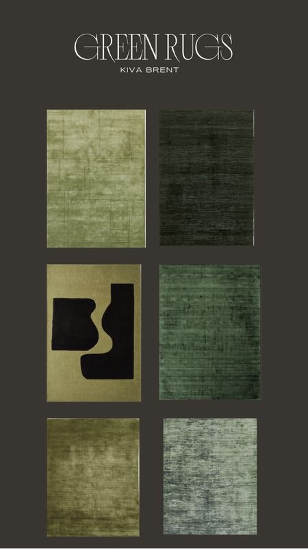 Green modern area rugs worth trying! 

#LTKhome