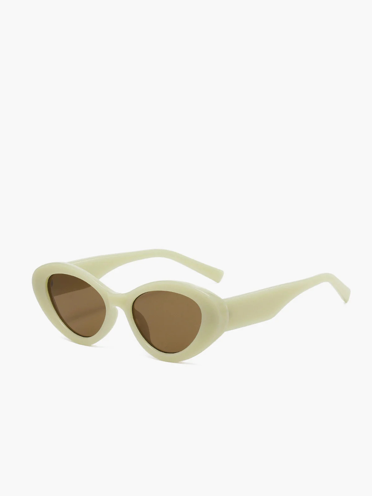 Cream Cat-Eye Sunglasses | Commense