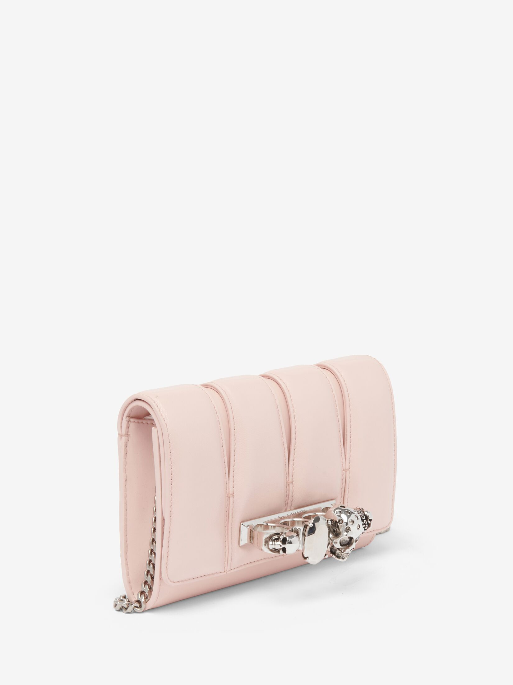 Women's The Slash Clutch in Clay | Alexander McQueen