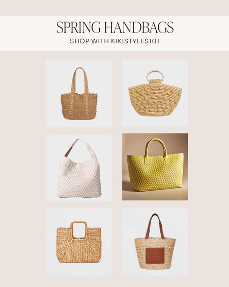 Spring handbags 

#LTKSeasonal