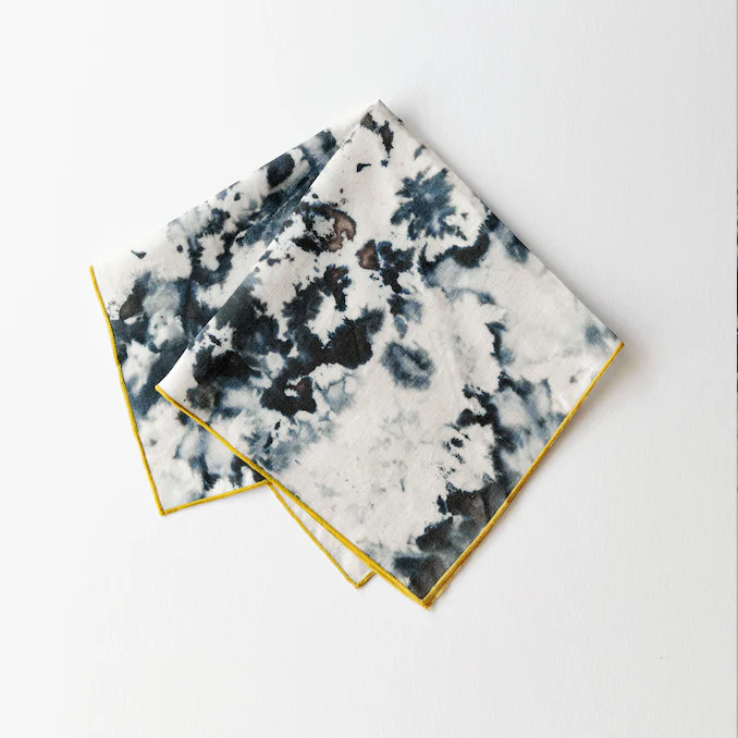 Grey Marble Napkin | Goldie Home