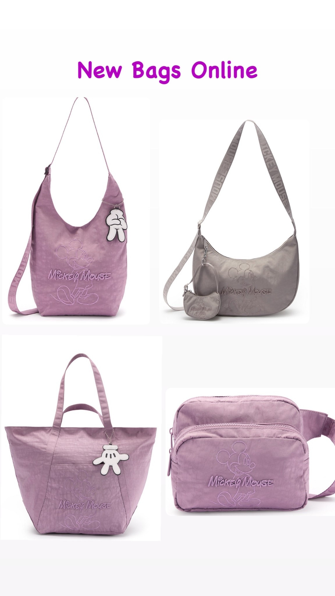 New Baggu Bags online only at Disney Store! 

#LTKootd