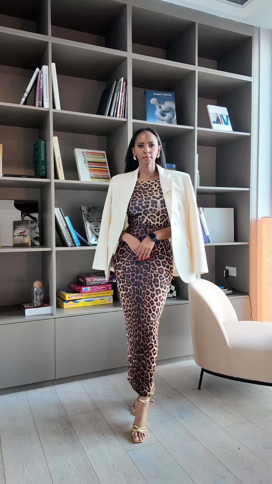 Leopard print paired with white blazer: bold meets effortless sophistication! 

#LTKstyletip #LTKCyberWeek #LTKautumn