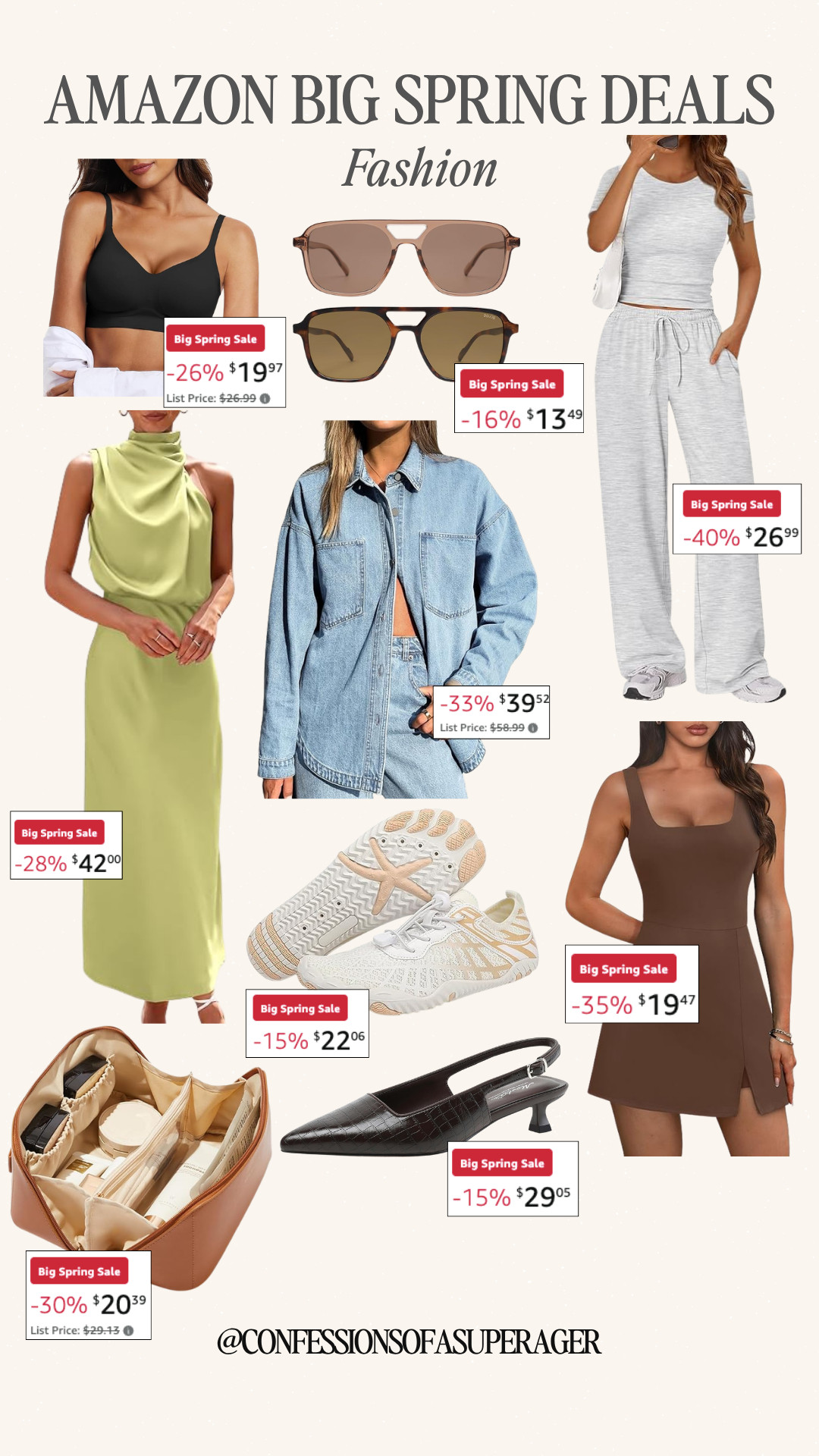 Amazon Big Spring Deals you don’t want to miss 🤍 from chic athleisure sets and effortless spring dresses to must-have accessories and comfy sneakers—all at major discounts! These budget-friendly fashion finds are perfect for refreshing your spring wardrobe without breaking the bank, so grab your favorites before they sell out. 

 #AmazonSpringSale #SpringFashion #AmazonFinds #LTKStyle #AffordableFashion #SpringOutfits #AthleisureStyle #CapsuleWardrobe #FashionDeals #EverydayStyle #LTKSeasonal #LTKOver40 #LTKSaleAlert