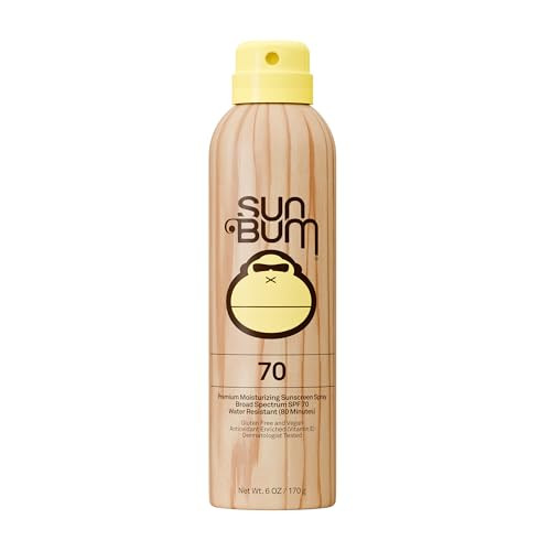 Sun Bum Original SPF 70 Sunscreen Body Spray - Broad Spectrum Moisturizing Sunscreen with Vitamin... | Amazon (US)