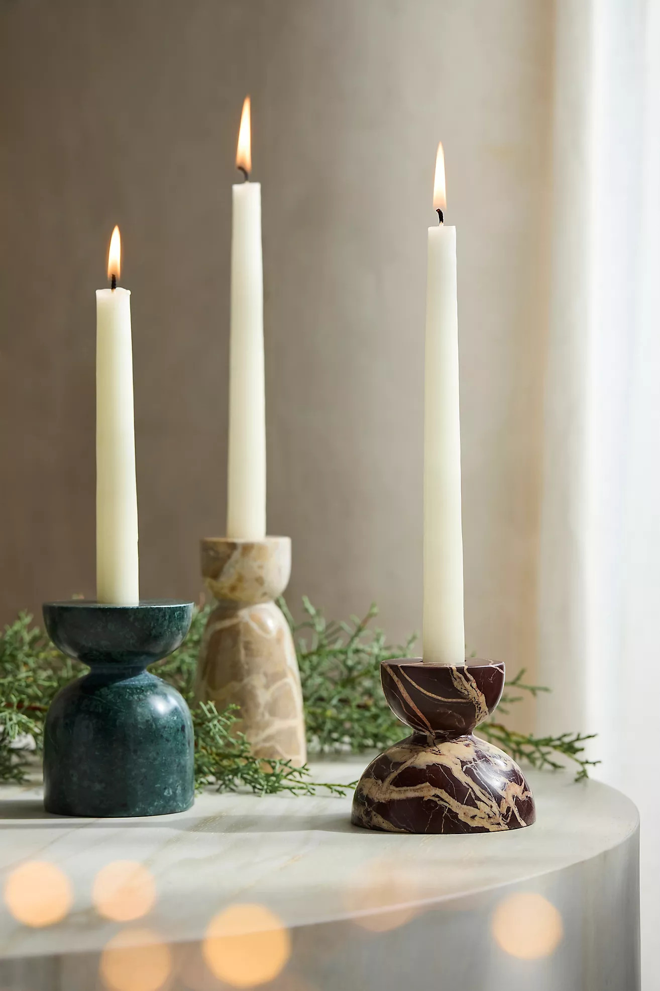 Marble Taper Holder | Anthropologie (US)