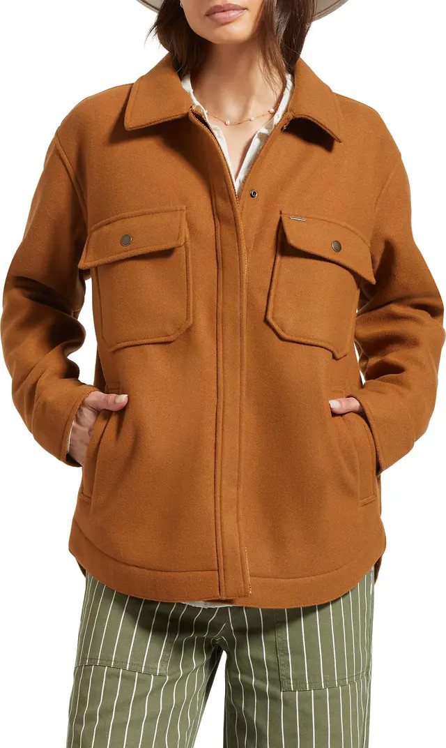Durham Felted Shirt Jacket | Nordstrom