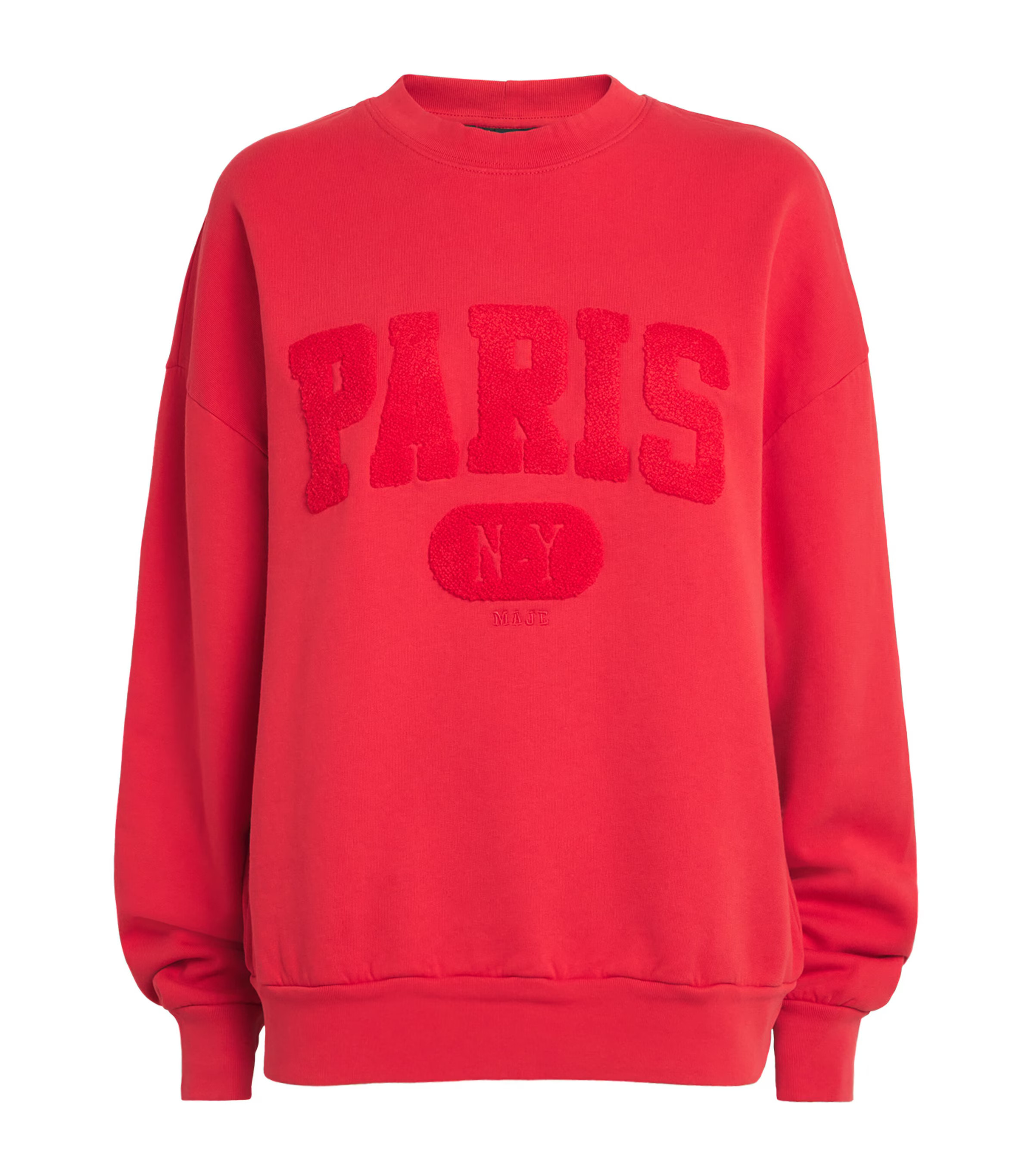 Maje Cotton Paris Graphic Sweatshirt | Harrods (US)