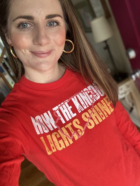 Does Taylor Swift’s Travis Kelce jacket have you wanting some new Kansas Chiefs Taylor Swift gear? Got ya covered with today’s post! You all loved this “How the kingdom lights shined” shirt last time I shared yet. Rounded up a bunch of other options as well in case you want something that specifically says Chiefs! Go Chiefs! 

(Pssst. These would make great gifts for the Swiftie in your life!)

#LTKstyletip #LTKfindsunder100 #LTKGiftGuide