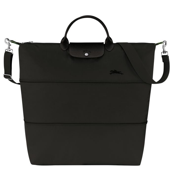Travel bag expandable Le Pliage Green Black (L1911919001) | Longchamp US | Longchamp